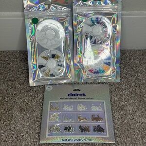 Nail Art Gems Set of 3 Packs